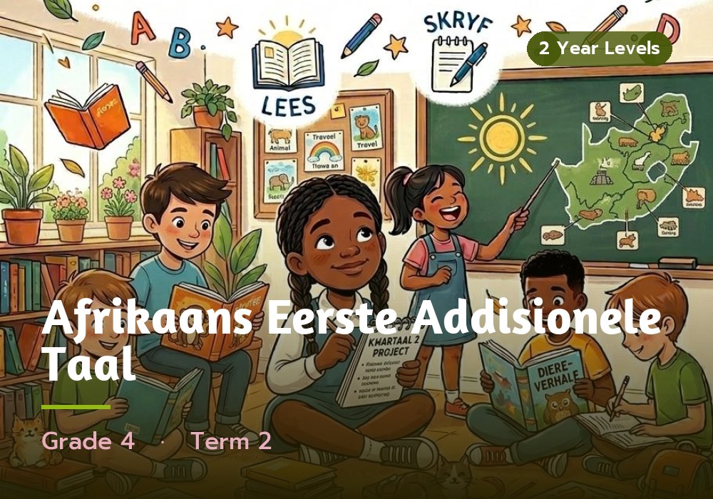 Afrikaans Eerste Addisionele Taal, Graad 4, Kwartaal 2 cover