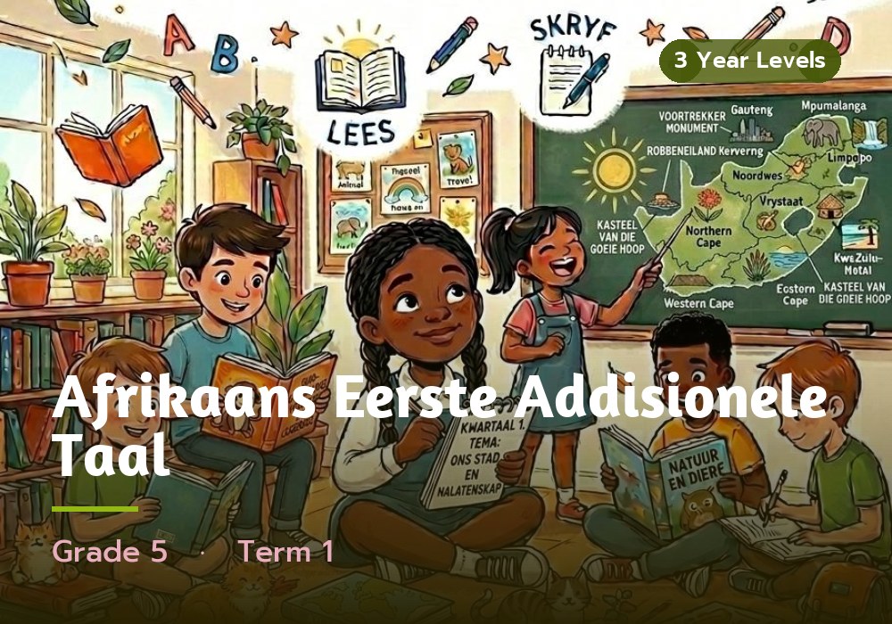 Afrikaans Eerste Addisionele Taal, Graad 5, Kwartaal 1 cover