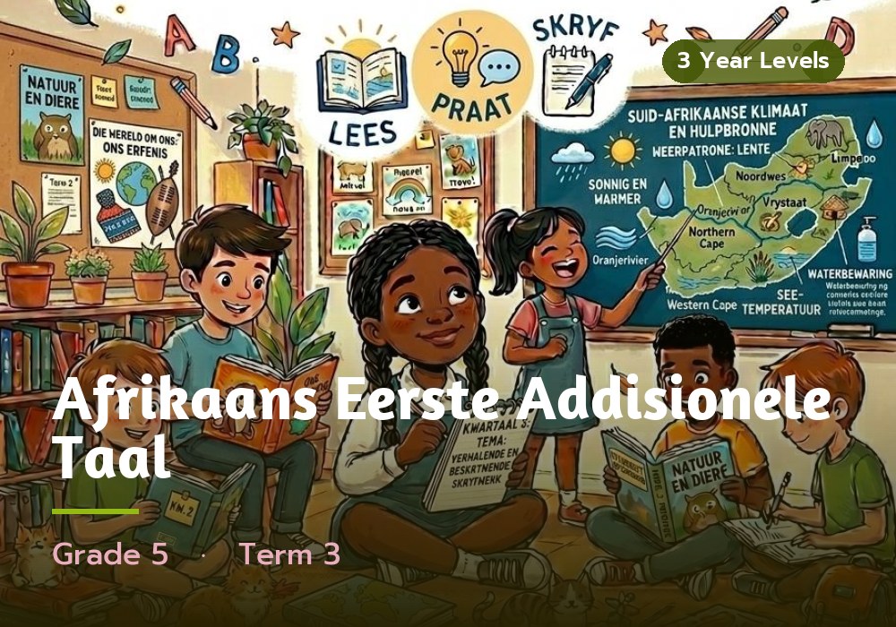 Afrikaans Eerste Addisionele Taal, Graad 5, Kwartaal 3 cover