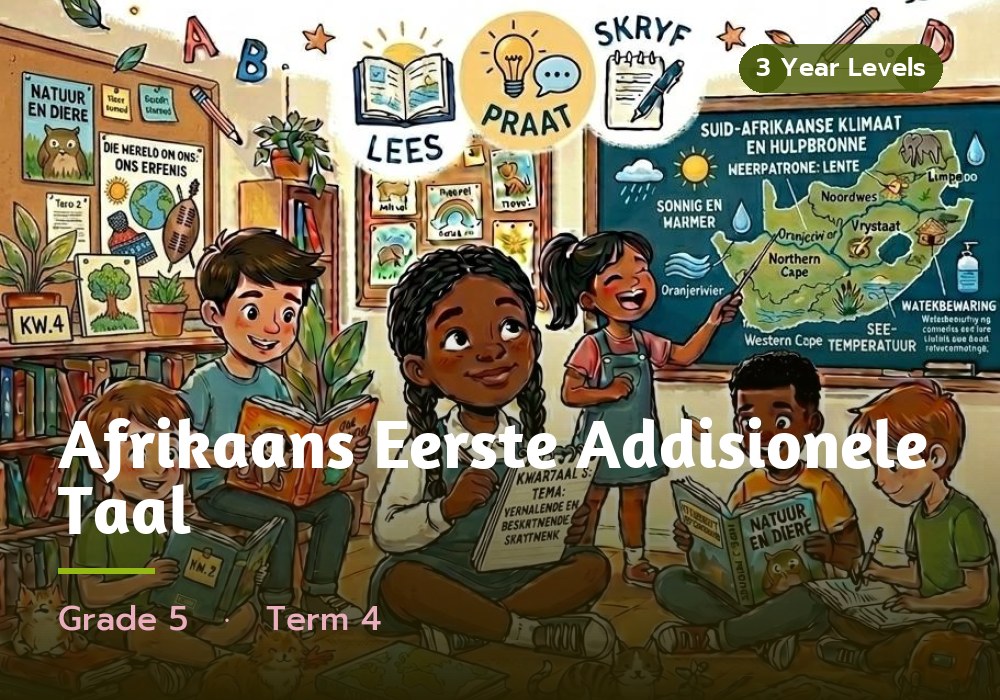 Afrikaans Eerste Addisionele Taal, Graad 5, Kwartaal 4 cover