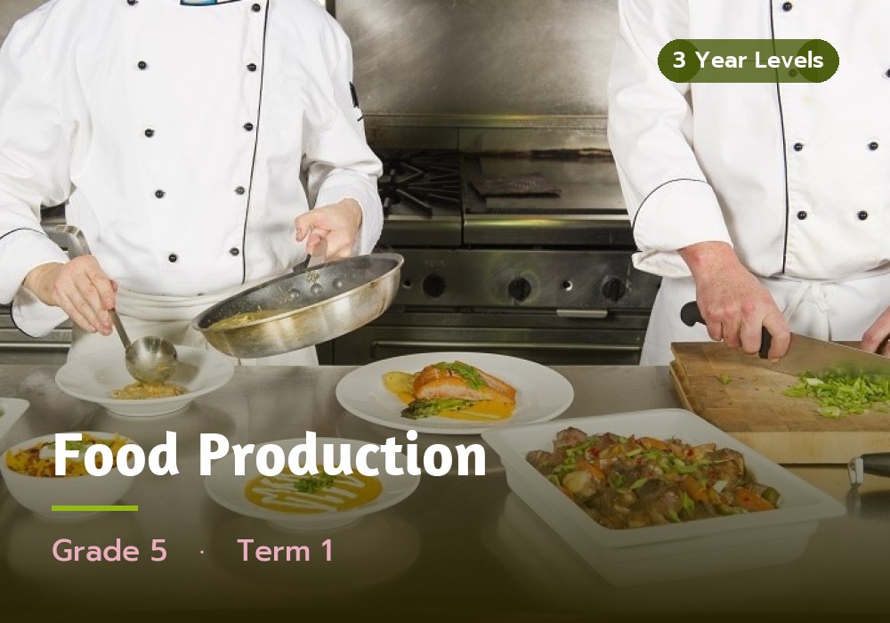 Food Production, Grade 5, Term 1 cover