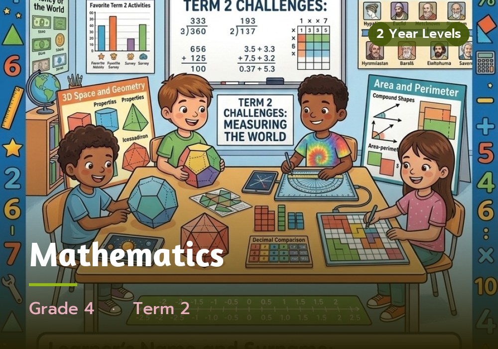 Mathematics, Grade 4, Term 2 cover