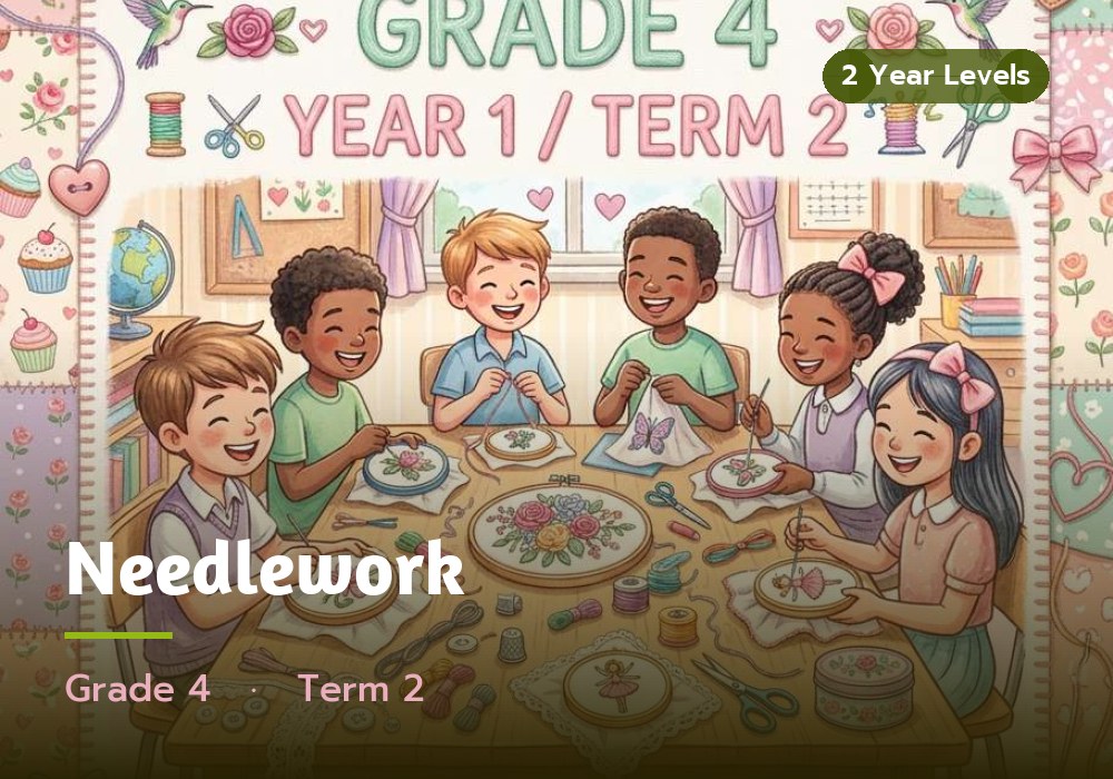 Needlework, Grade 4, Term 2 cover