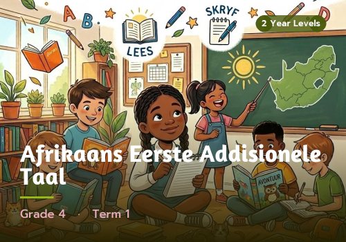 Afrikaans Eerste Addisionele Taal, Graad 4, Kwartaal 1 cover