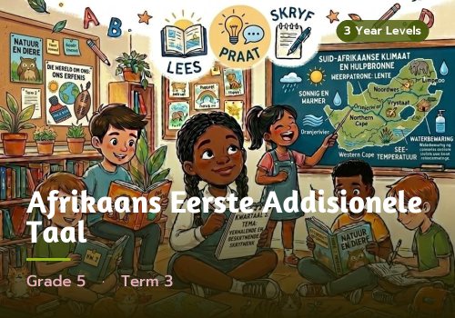 Afrikaans Eerste Addisionele Taal, Graad 5, Kwartaal 3 cover
