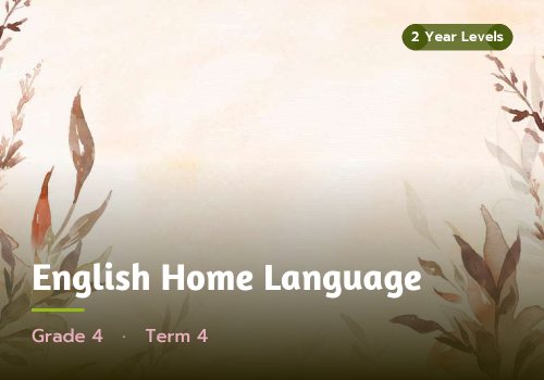 English Home Language, Grade 4, Term 4 cover
