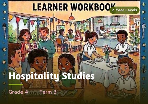 Hospitality Studies, Grade 4, Term 3 cover
