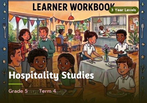 Hospitality Studies, Grade 5, Term 4 cover