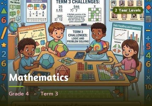 Mathematics, Grade 4, Term 3 cover