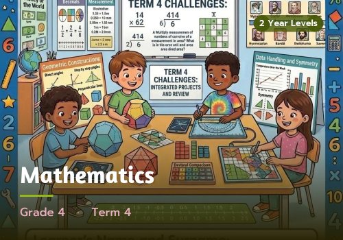 Mathematics, Grade 4, Term 4 cover