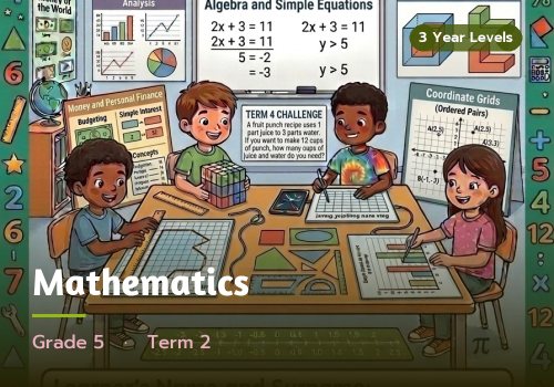 Mathematics, Grade 5, Term 2 cover