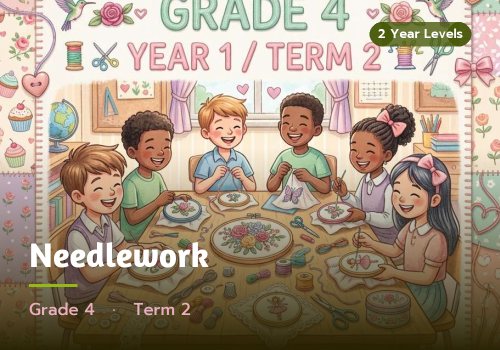 Needlework, Grade 4, Term 2 cover